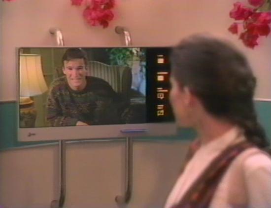 Video payphone in the airport of the future