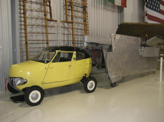 Greg Herrick’s Aerocar N-101D at his facility in suburban Minneapolis