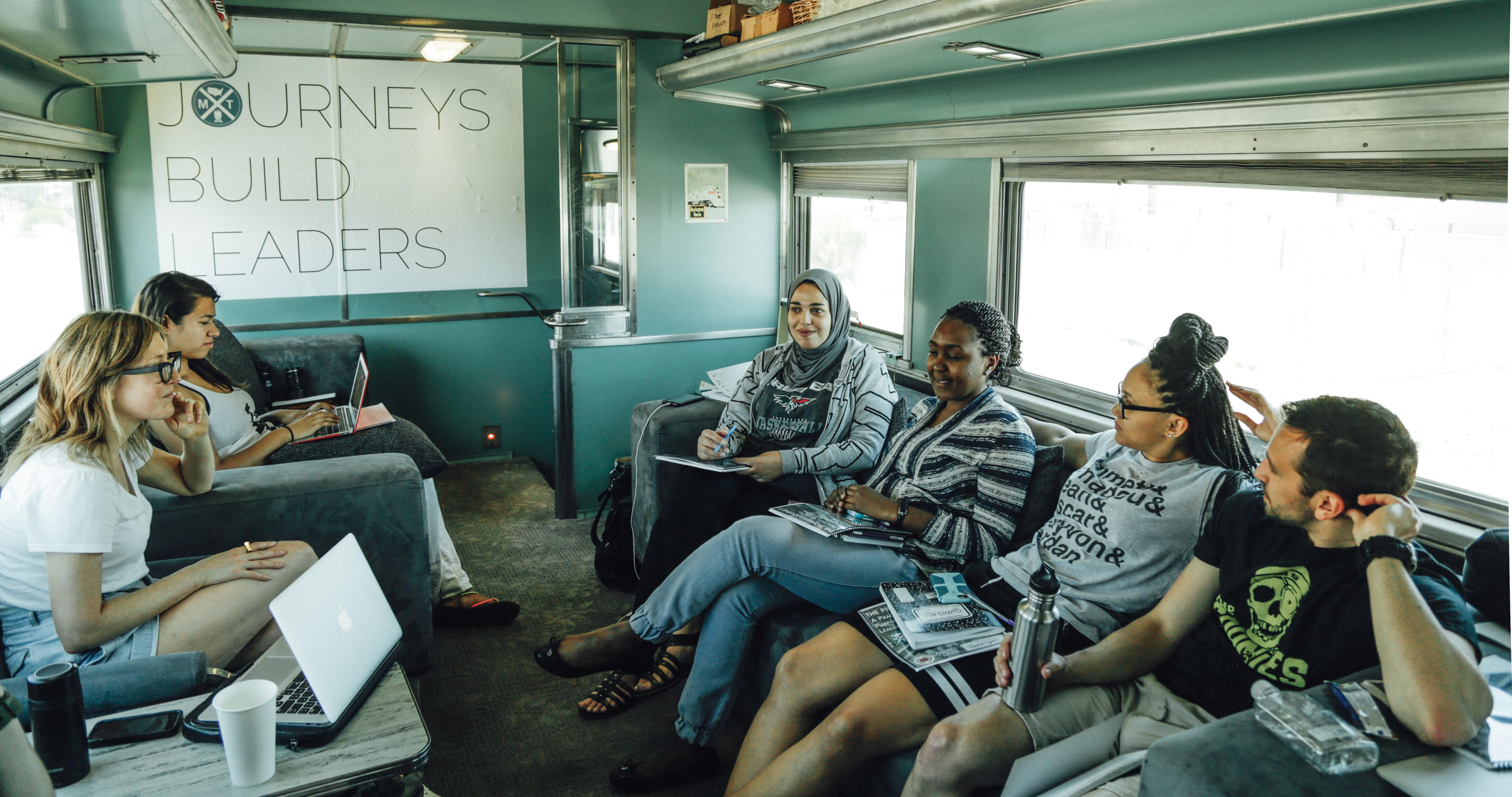 Discussion in the Lounge Car.jpg