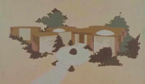 Exterior of the house of the future (1967)