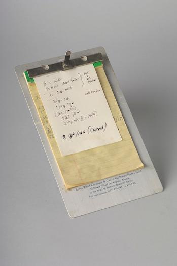 Julia Child’s handwritten recipe