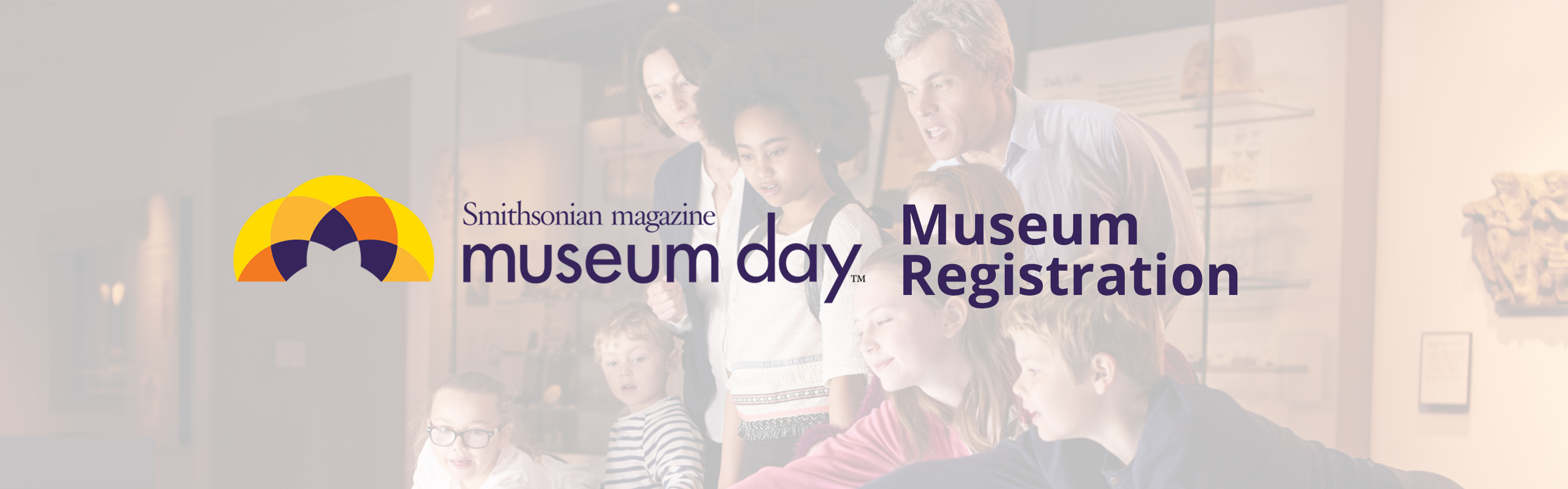 Museum Day registration banner