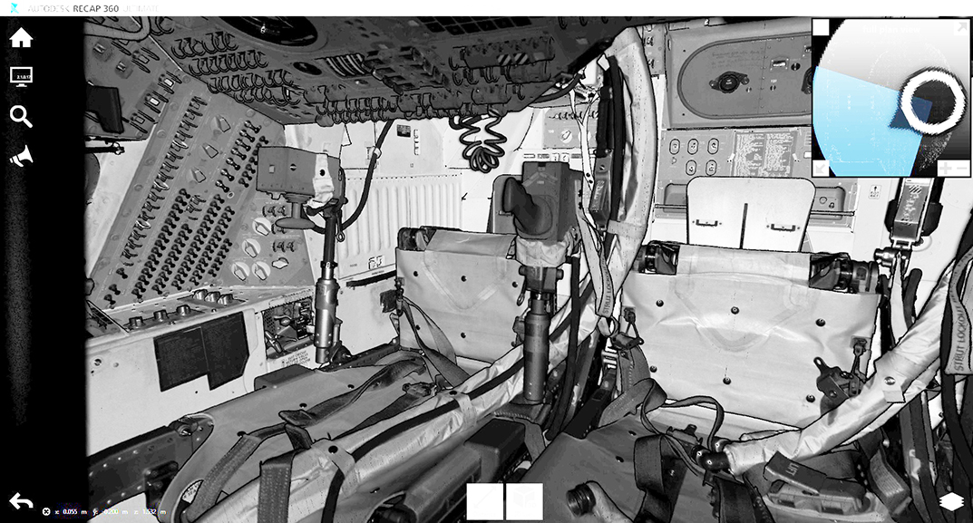 Laser-collected data of Apollo 11