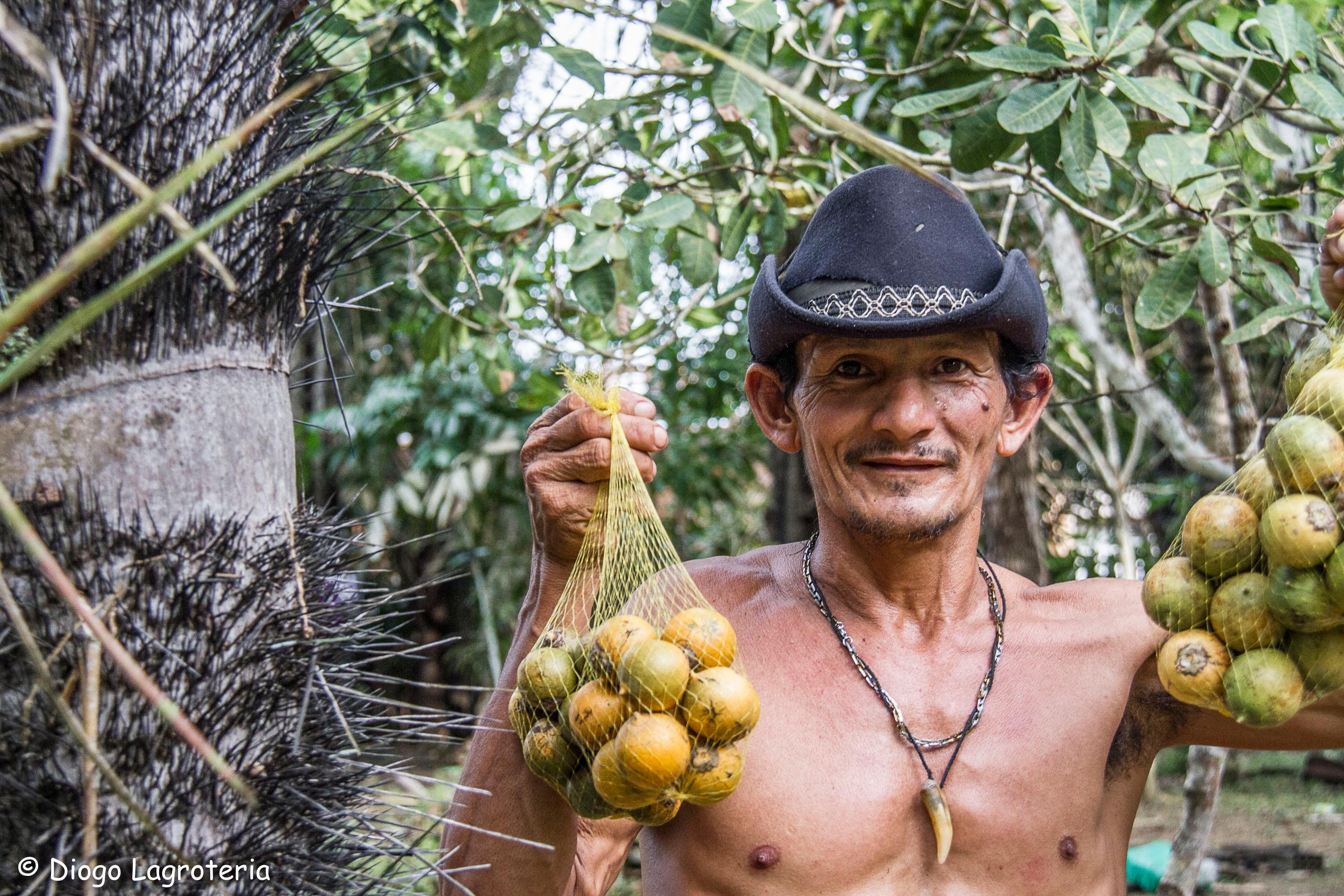 Man Holding Fruit