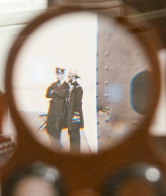 Visitors can peek into personal stereoviewers