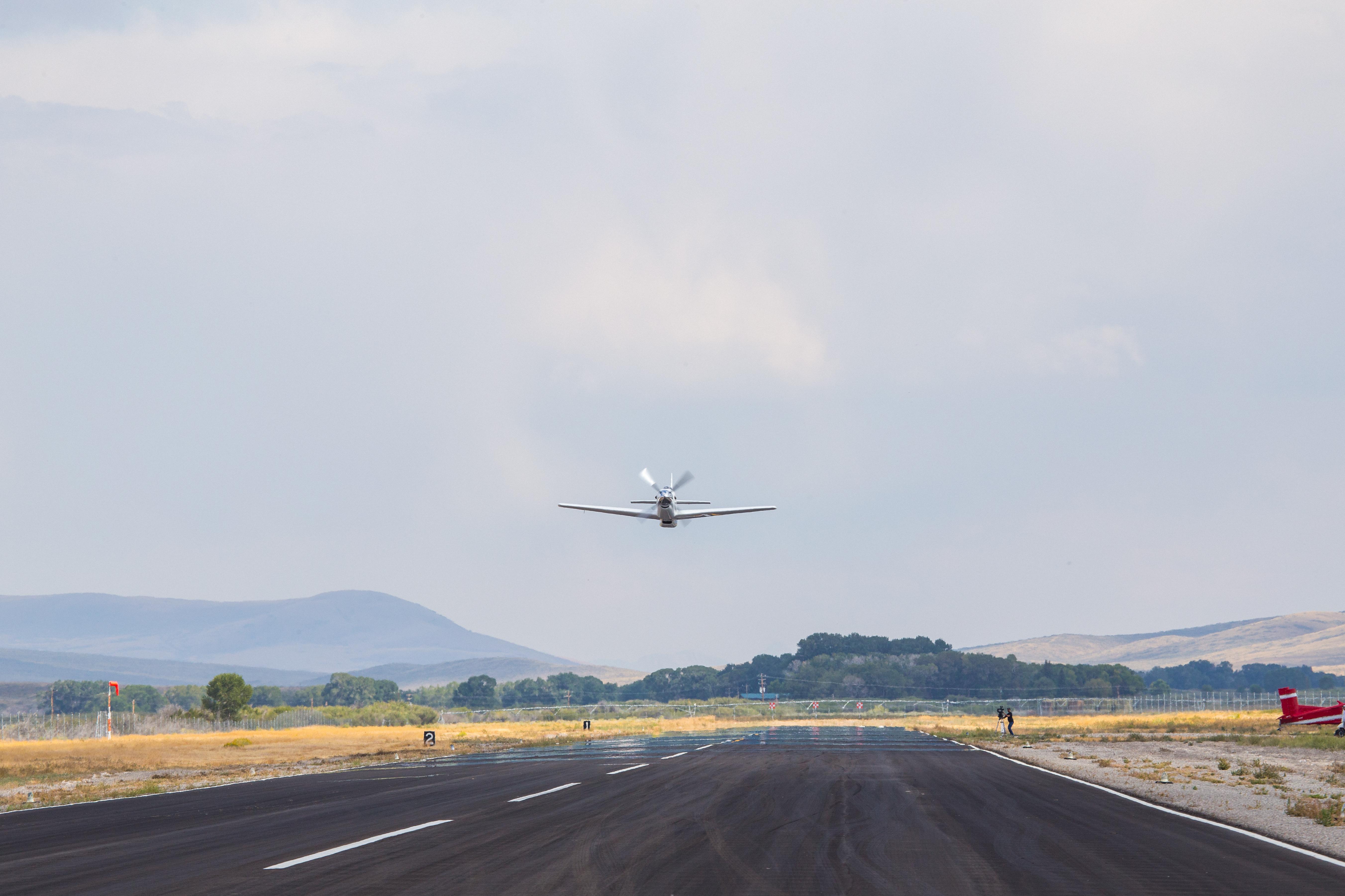 At Joe Clark’s airstrip in Idaho