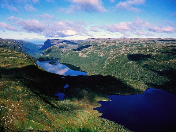 From the heights of Gros Morne National Park