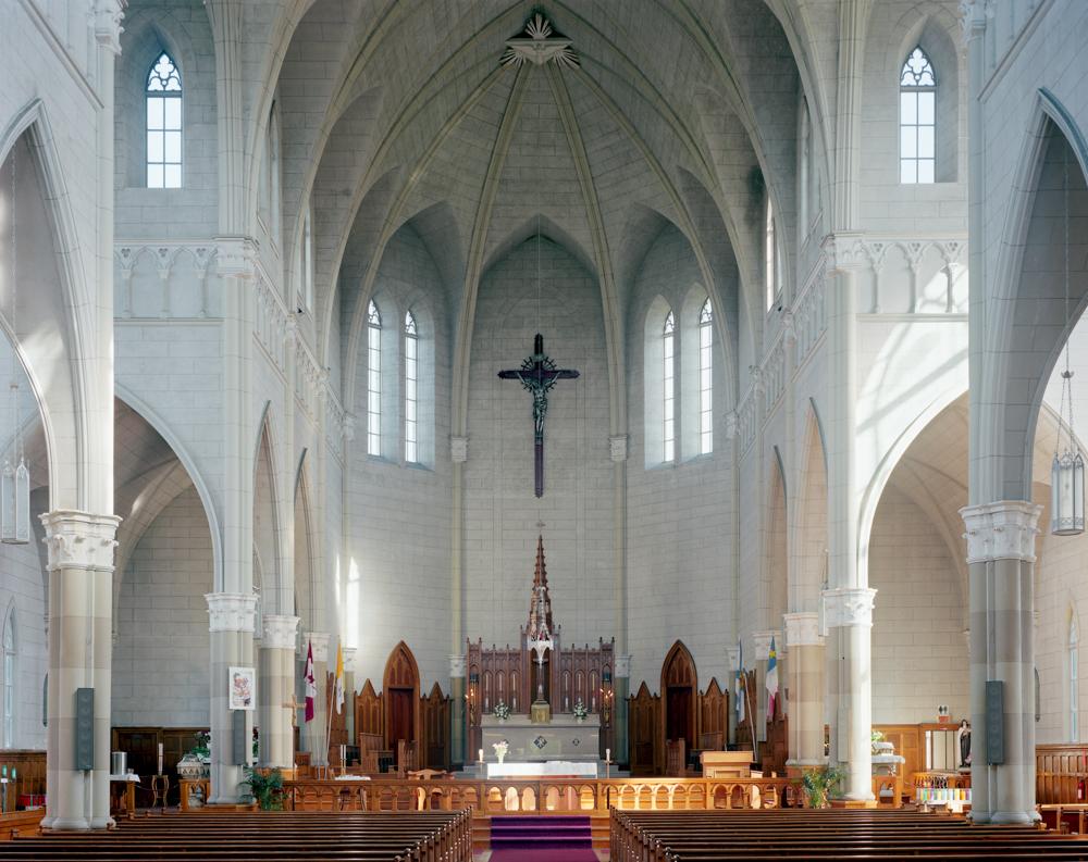 St. Bernard Church Interior; Saint Bernard, Nova Scotia 2012.jpg