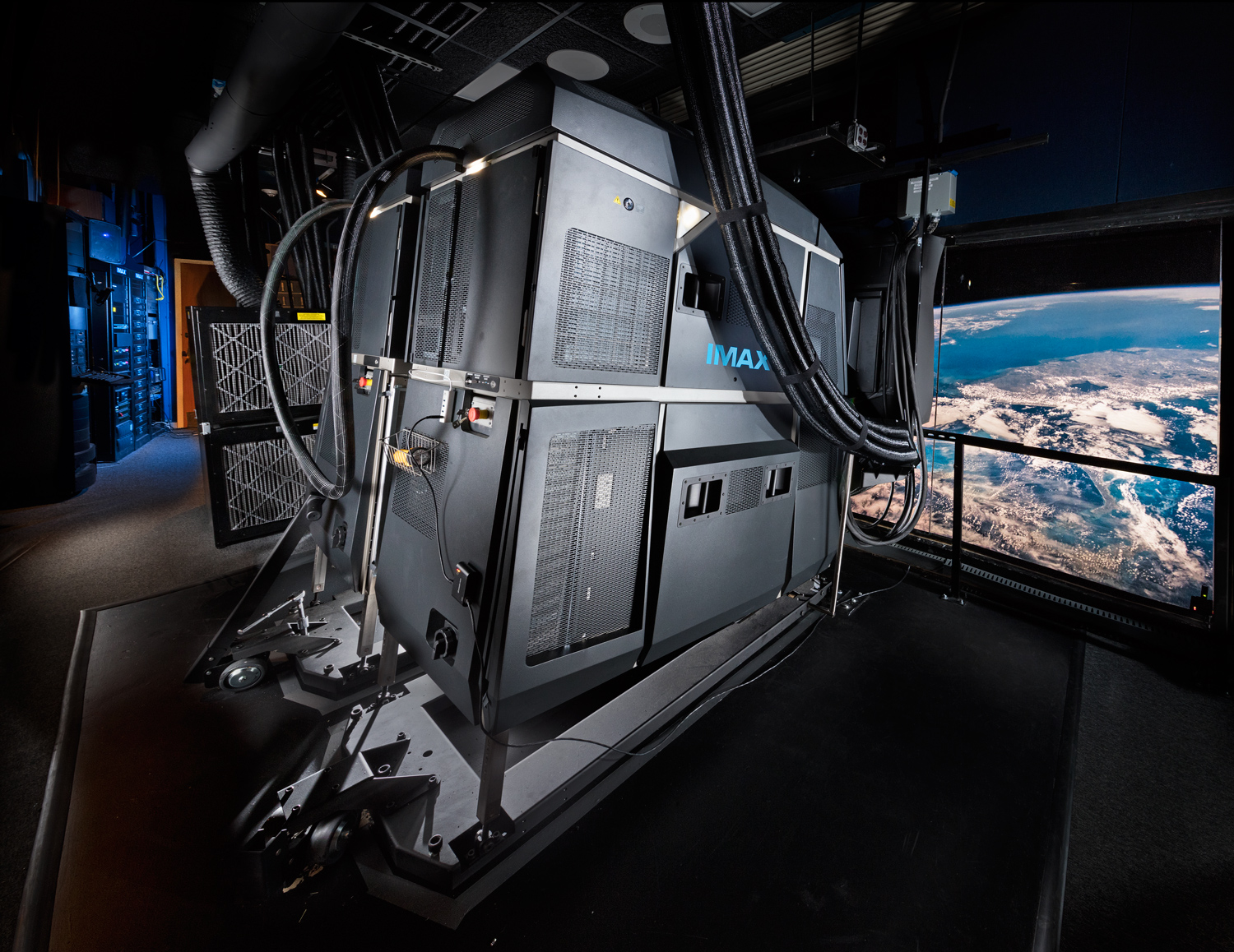 IMAX projection booth