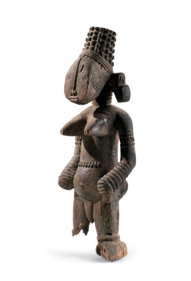 A Jukun maternal figure, used in fertility rituals