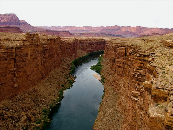 The Colorado River near Lee’s Ferry, AZ.