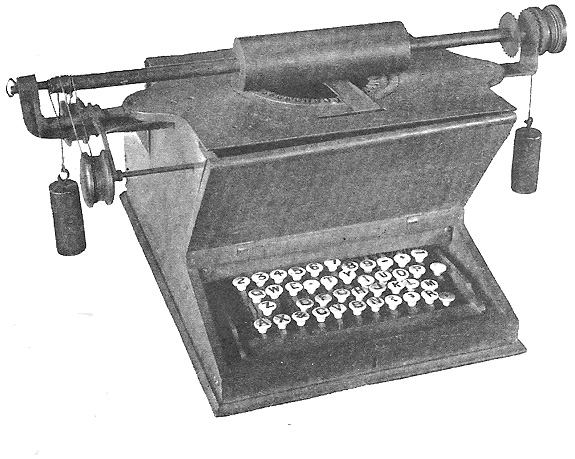 The 1873 prototype used to demonstrate the technology to Remington
