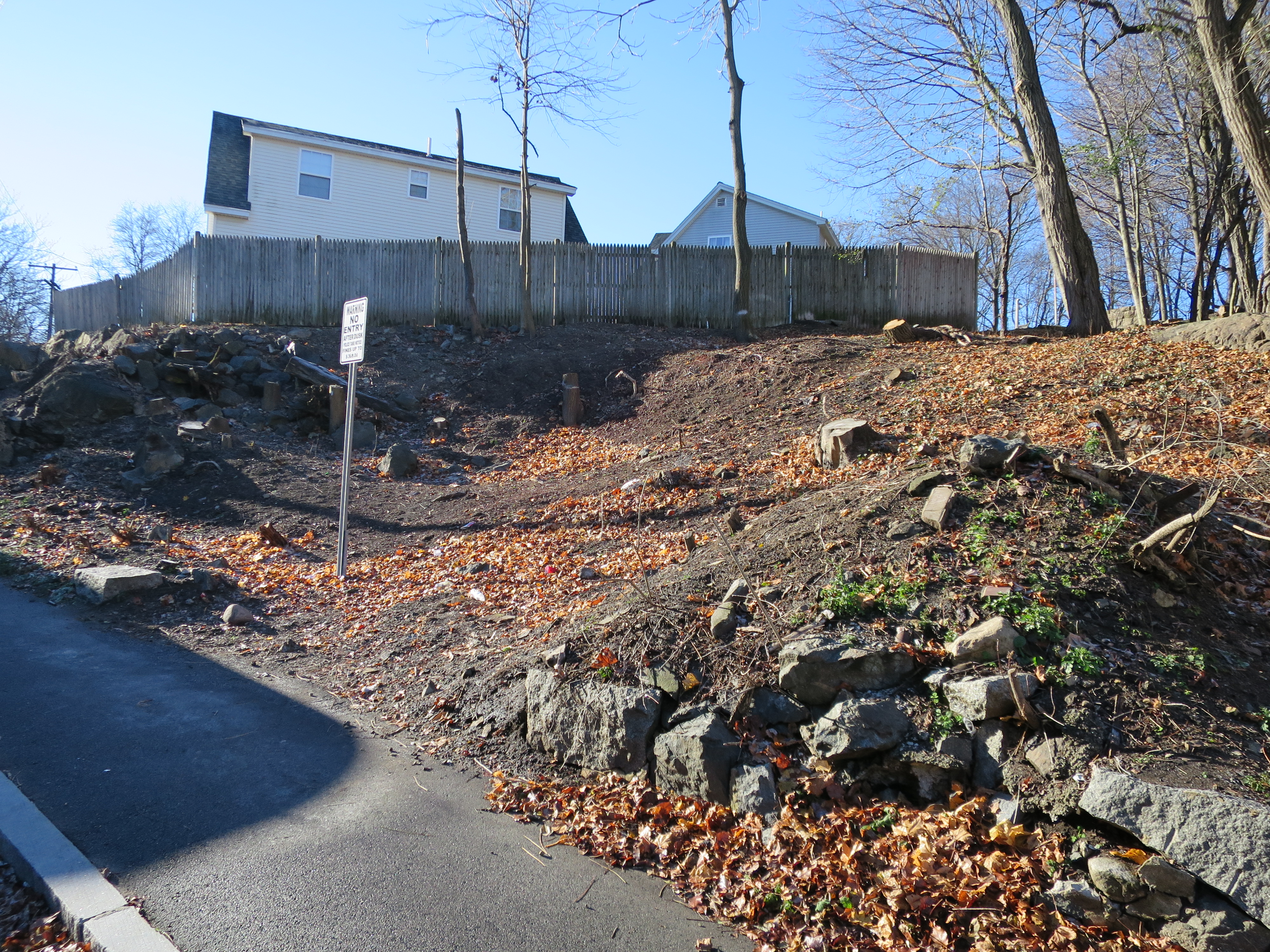 Location of the memorial, pre-construction