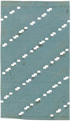 A stencil used by Kulik to sieve the multiples of 37. AÖAW, Nachlass Kulik,