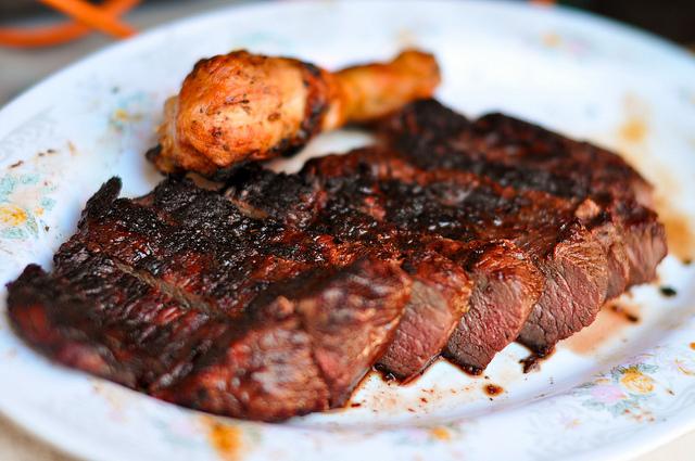Eating meat