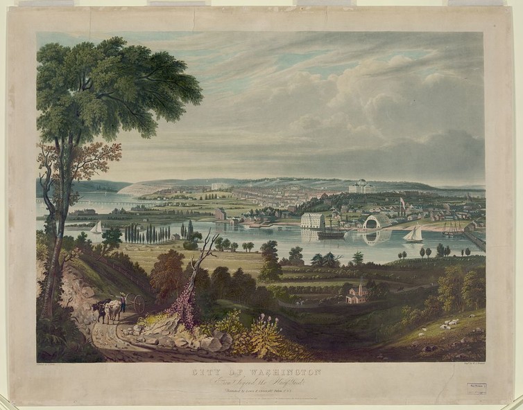 City of Washington from Beyond the Navy Yard