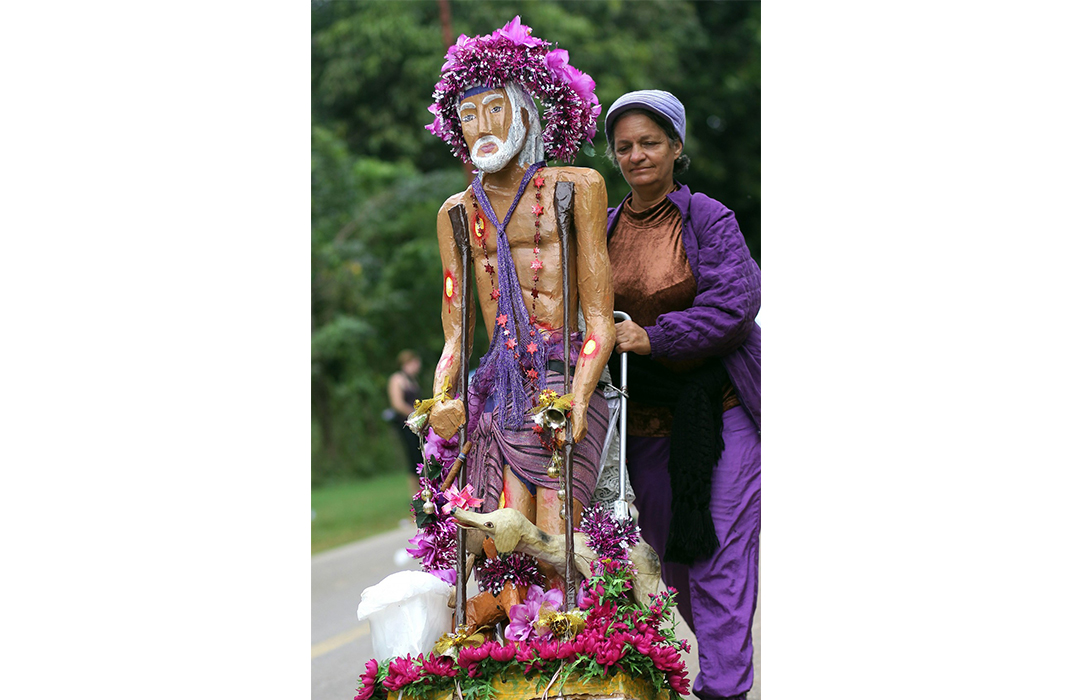 St. Lazarus in cart