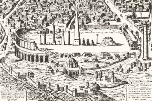 The ruins of Constantinople’s Hippodrome