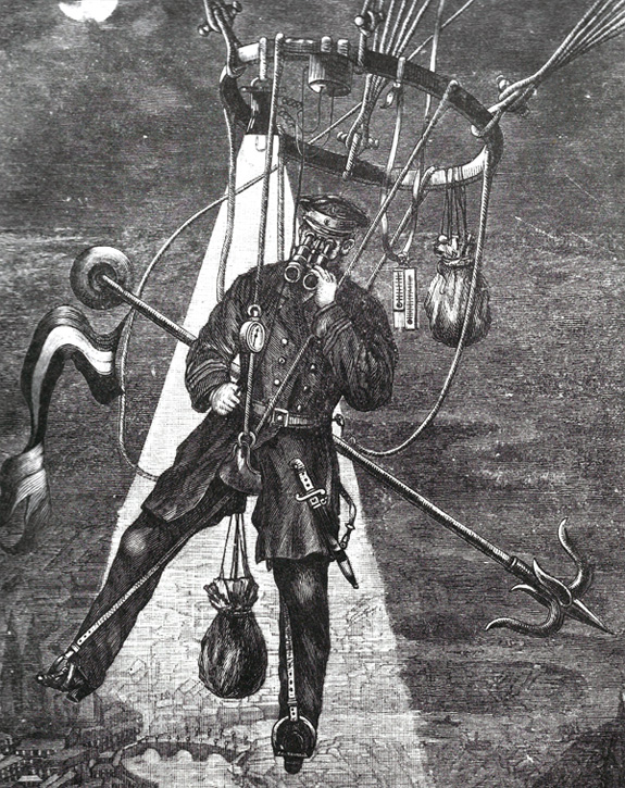 George Rodek’s Saddle Balloon (1895)