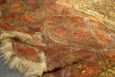 The possum skin cloak at the Natural History Museum was collected near the Hunter River in 1840.