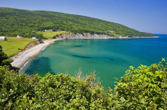 Clear blue waters