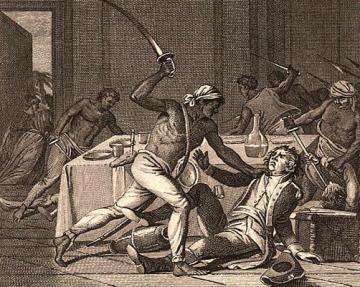 Scenes of slave rebellion