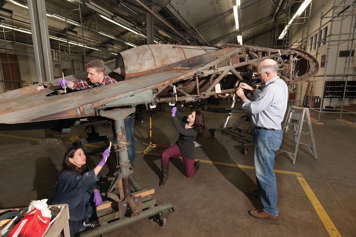 Museum conservators