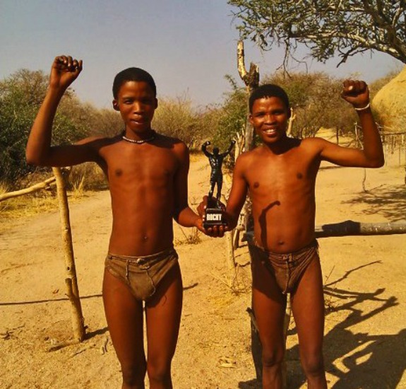 During the Milnes’ visit to Namibia