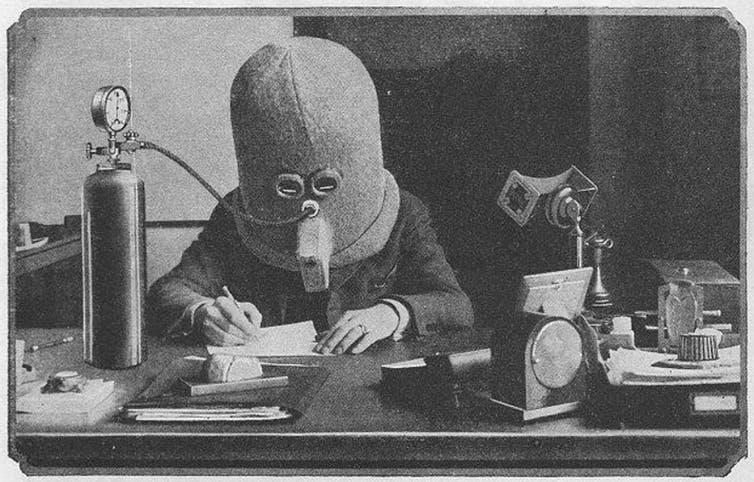 A drawing of Hugo Gernsback’s ‘Isolator’ appeared in a 1925 issue of the magazine ‘Science and Invention.’