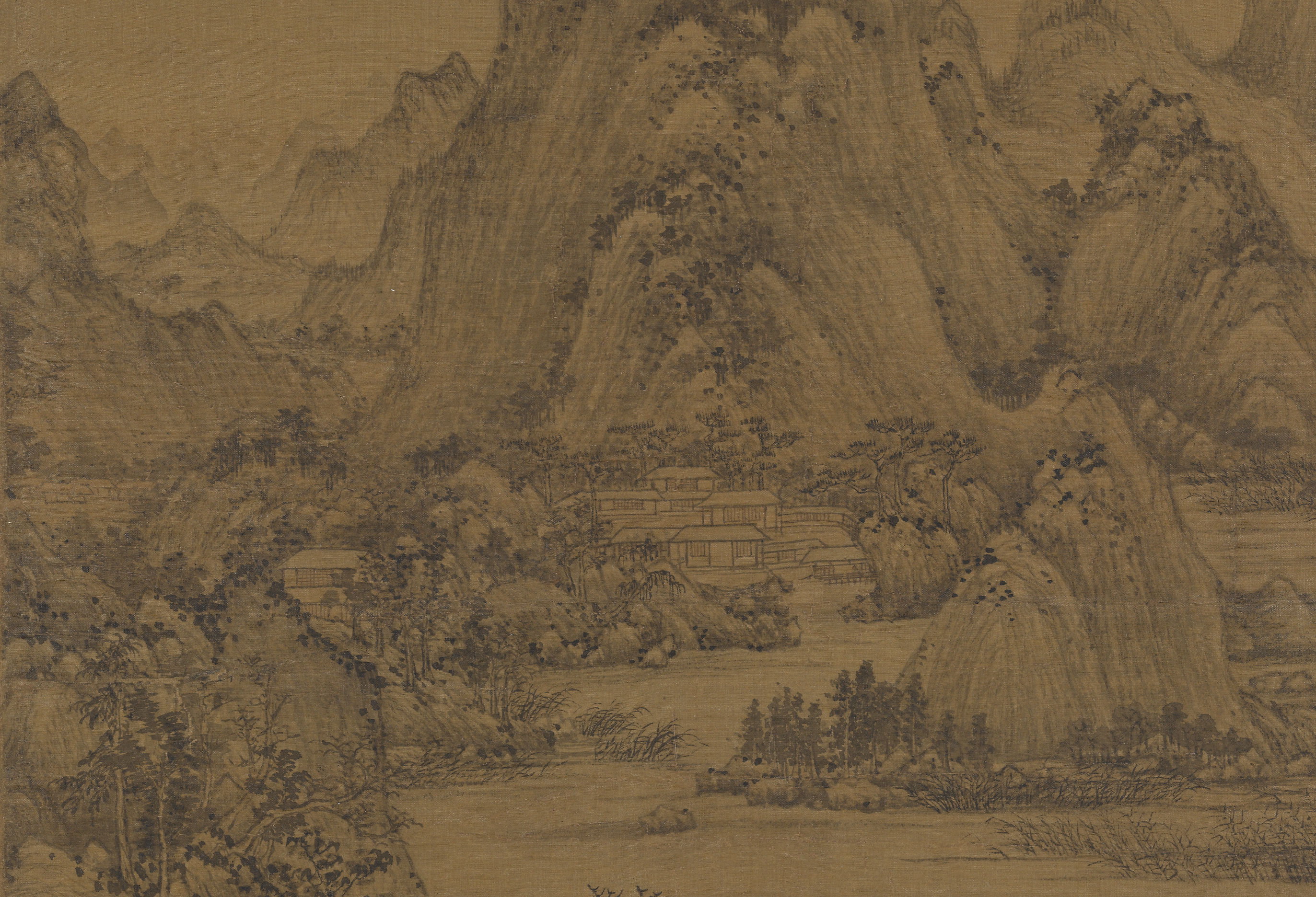 Dwelling, Detail, Wang Meng
