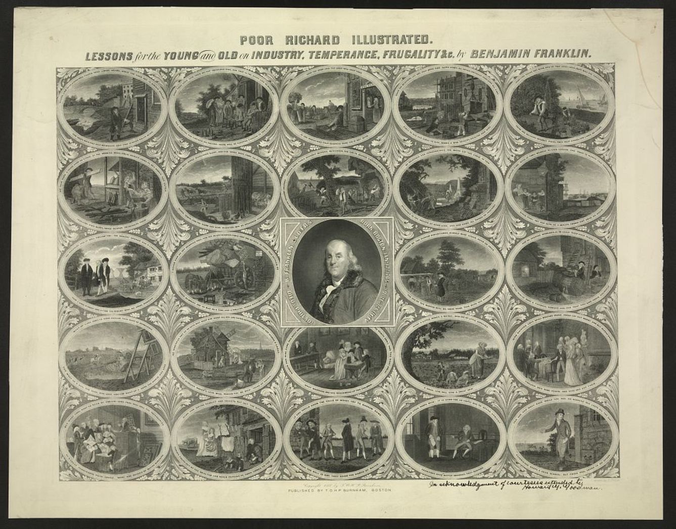 Franklin dispensed many aphorisms