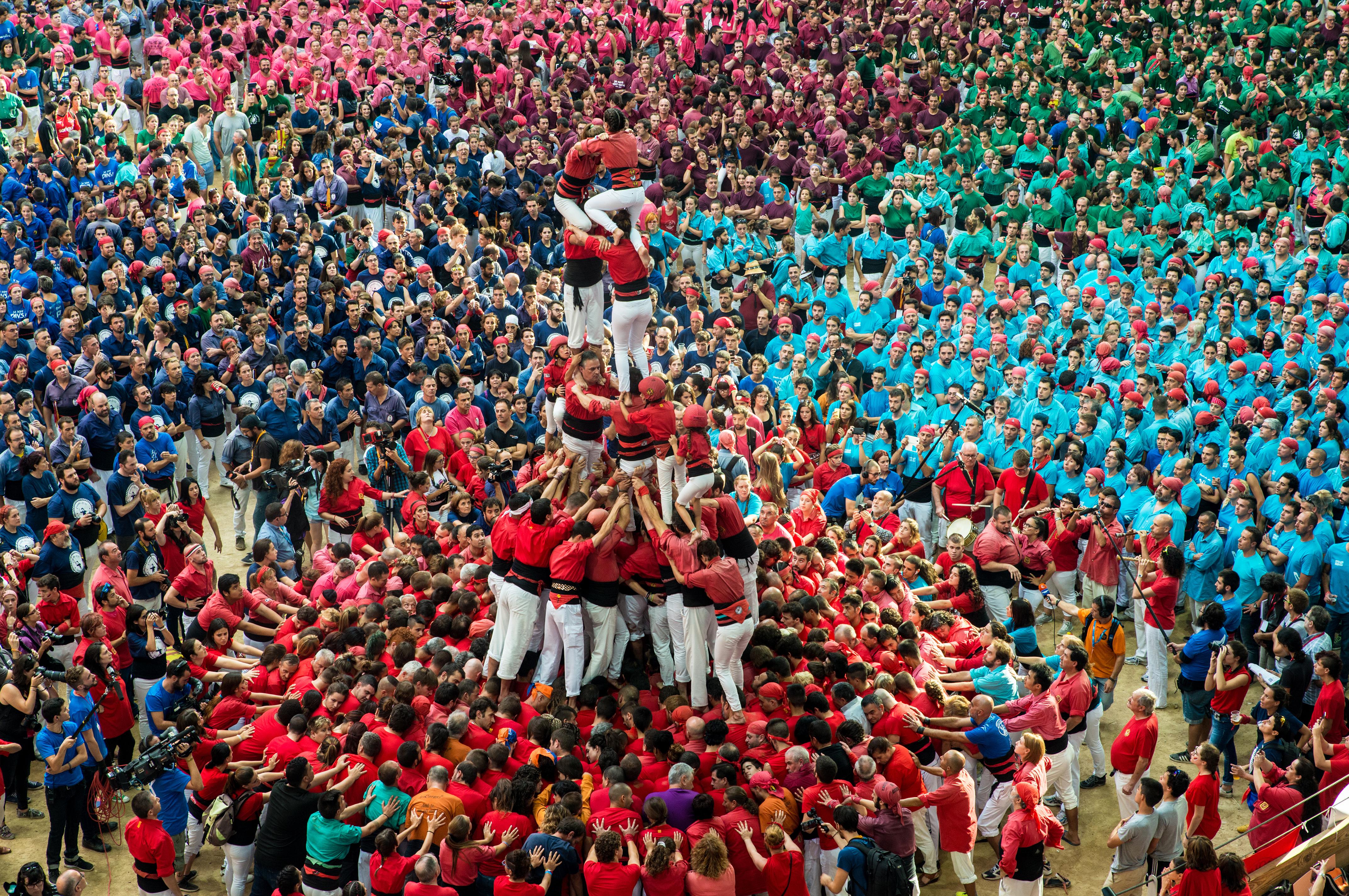 Tarragona Human Towers by María Ibáñez, Photo Contest